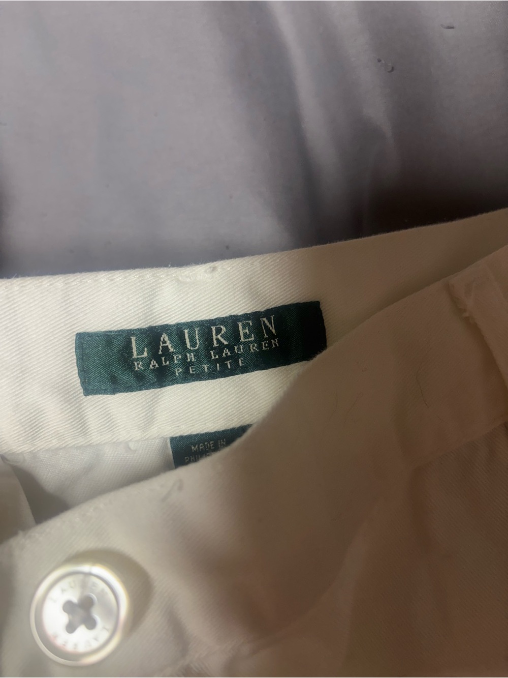 Lauren Ralph Lauren Women's High Waist Shorts - white